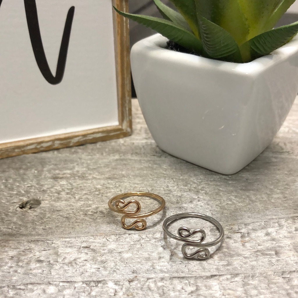 New Set Of Gold  Silver Tone Toe Rings